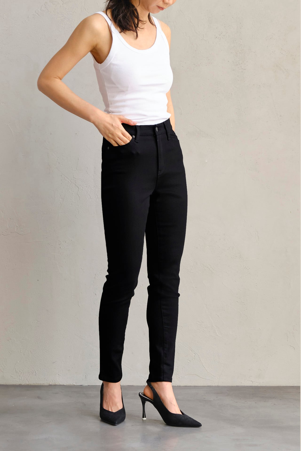 LISA SKINNY/スキニー__ブラック_5191035