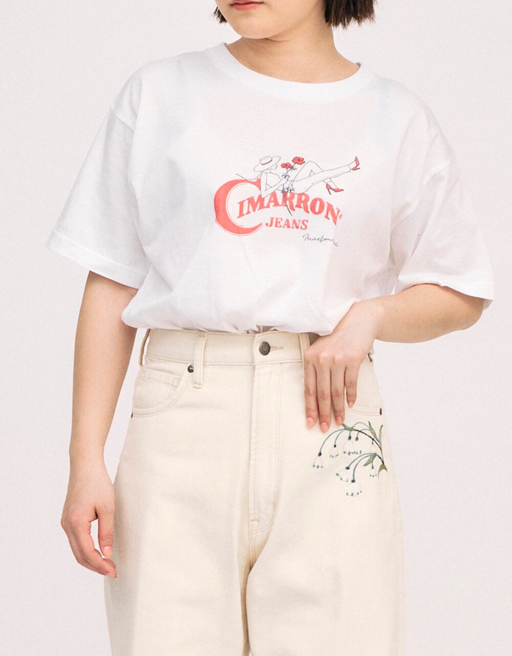 maegamimamii/イラストロゴTシャツ_5197011