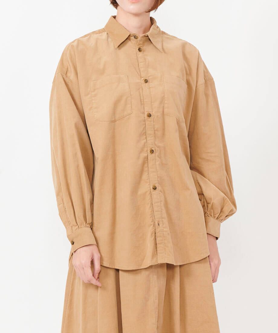 21WCORDUROYBIGSHIRT/21Wコーデュロイビッグシャツ_5196004
