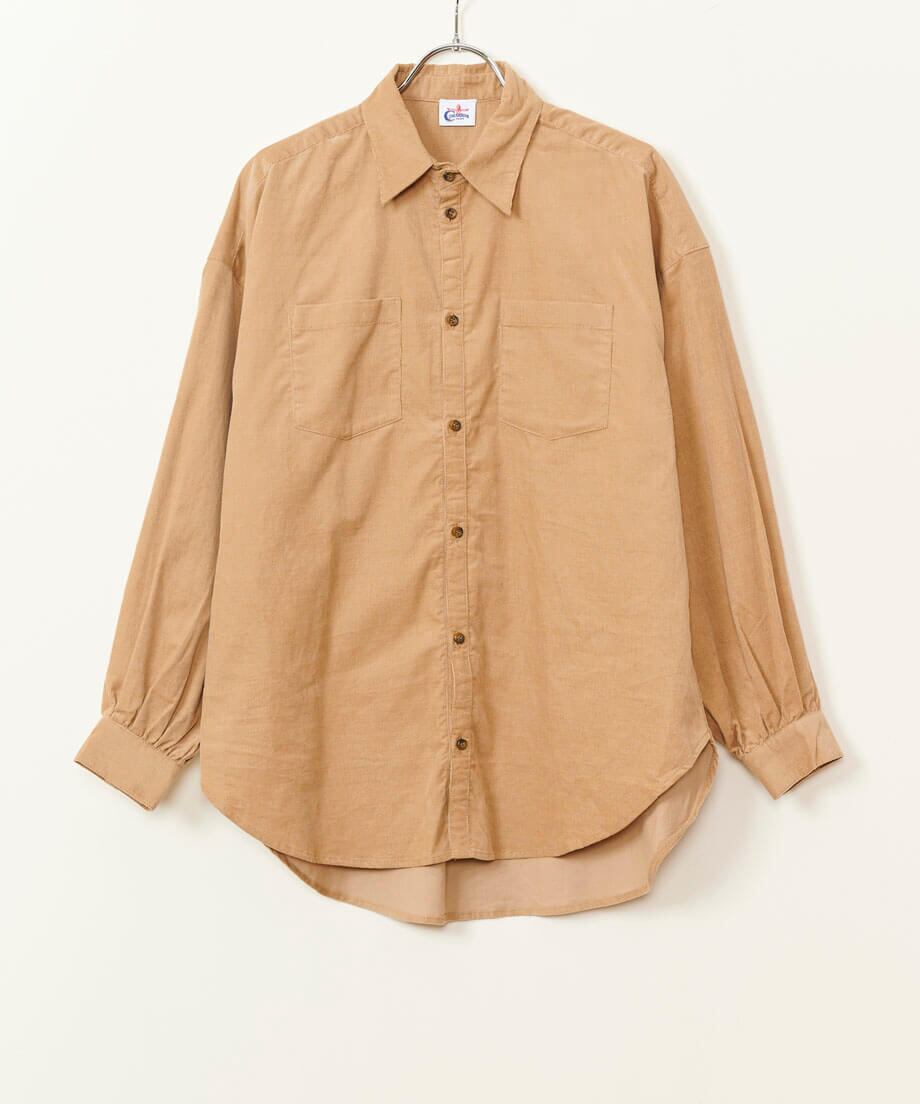 21WCORDUROYBIGSHIRT/21Wコーデュロイビッグシャツ_5196004