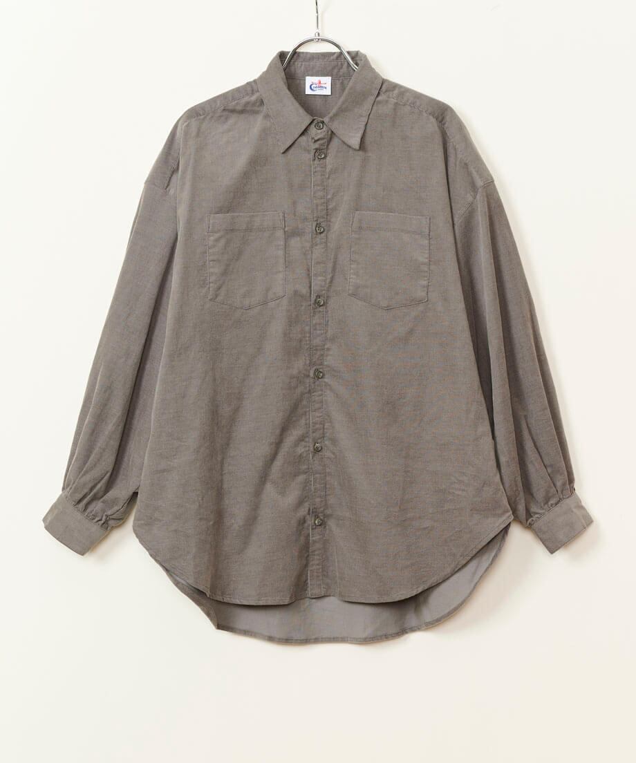 21WCORDUROYBIGSHIRT/21Wコーデュロイビッグシャツ_5196004