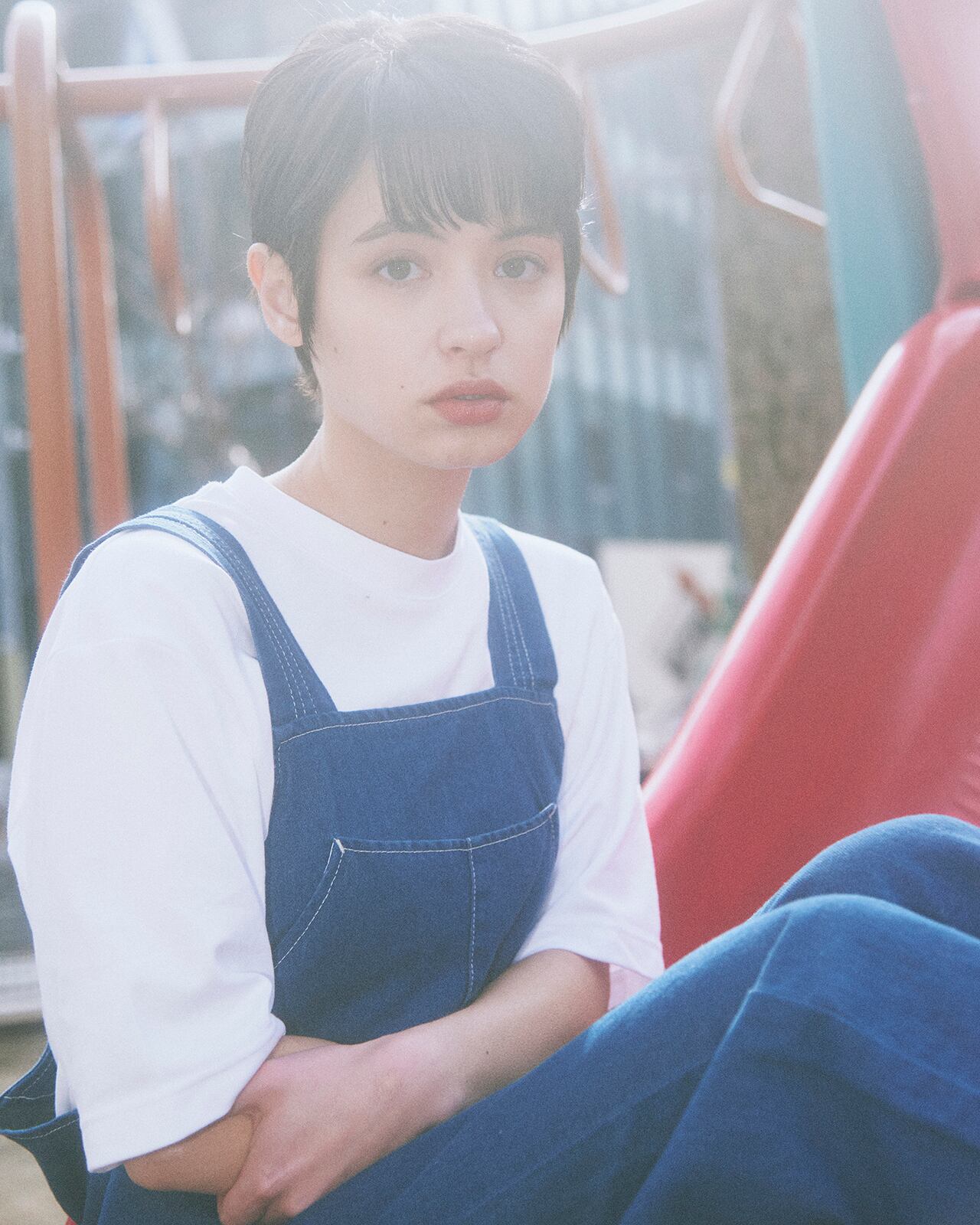 KANGAROO POCKET OVERALLS/カンガルーポケットオーバーオール_5198088