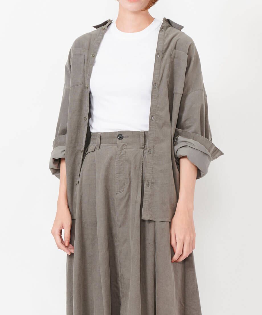 21WCORDUROYBIGSHIRT/21Wコーデュロイビッグシャツ_5196004